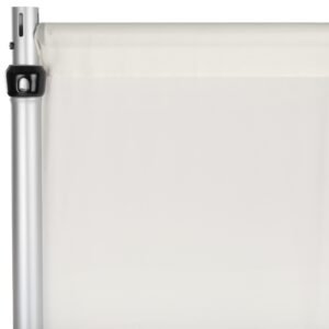 Alternative view of Chiffon Curtain Drape 14ft H x 118" W Panel - Ivory