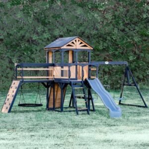 Alternative view of Backyard Discovery Timber Crossing Swing Set