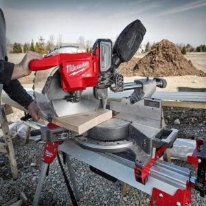 Alternative view of Milwaukee 18V Lithium-Ion Brushless Cordless 12 in. Dual Bevel Sliding Compound