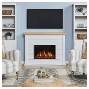 Alternative view of Real Flame Marshall 49″ Slim Electric Fireplace