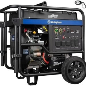 Alternative view of Westinghouse 18000 Peak Watt Home Backup Portable Generator, Remote Electric Start, Transfer Switch Ready 30A & 50 Outlets, Gas Powered, CO Sensor