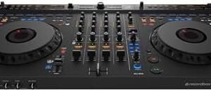 Alternative view of Pioneer DJ AlphaTheta DDJ-GRV6 4-channel performance DJ controller