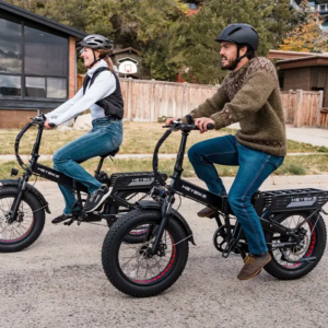 Alternative view of Heybike Fat Tire Mountain Electric Bike, 1200 W, 45 Miles, 1~3 Pedal Assist, Grey