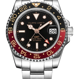 Aquadiver GMT Automatic Black & Red