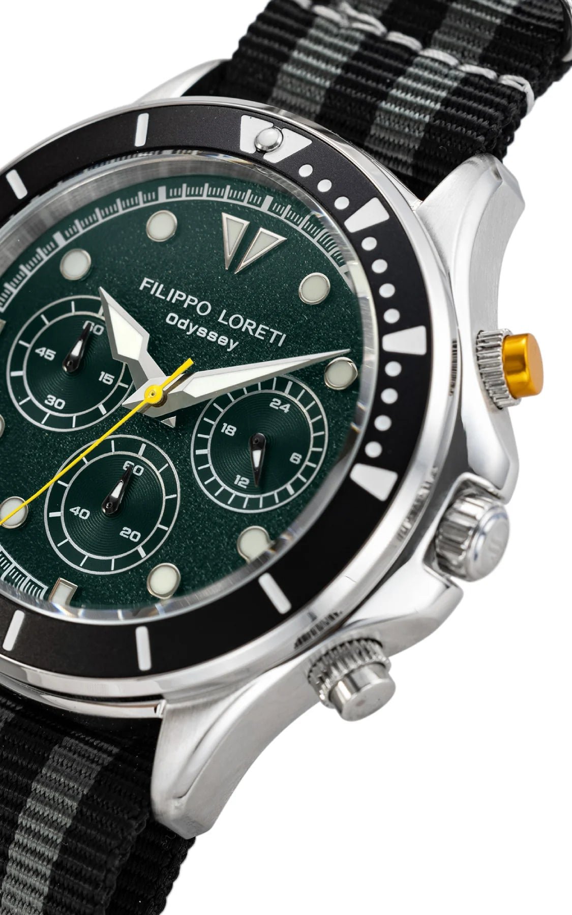 Odyssey Nautical Night Chrono Nato Strap - Image 3