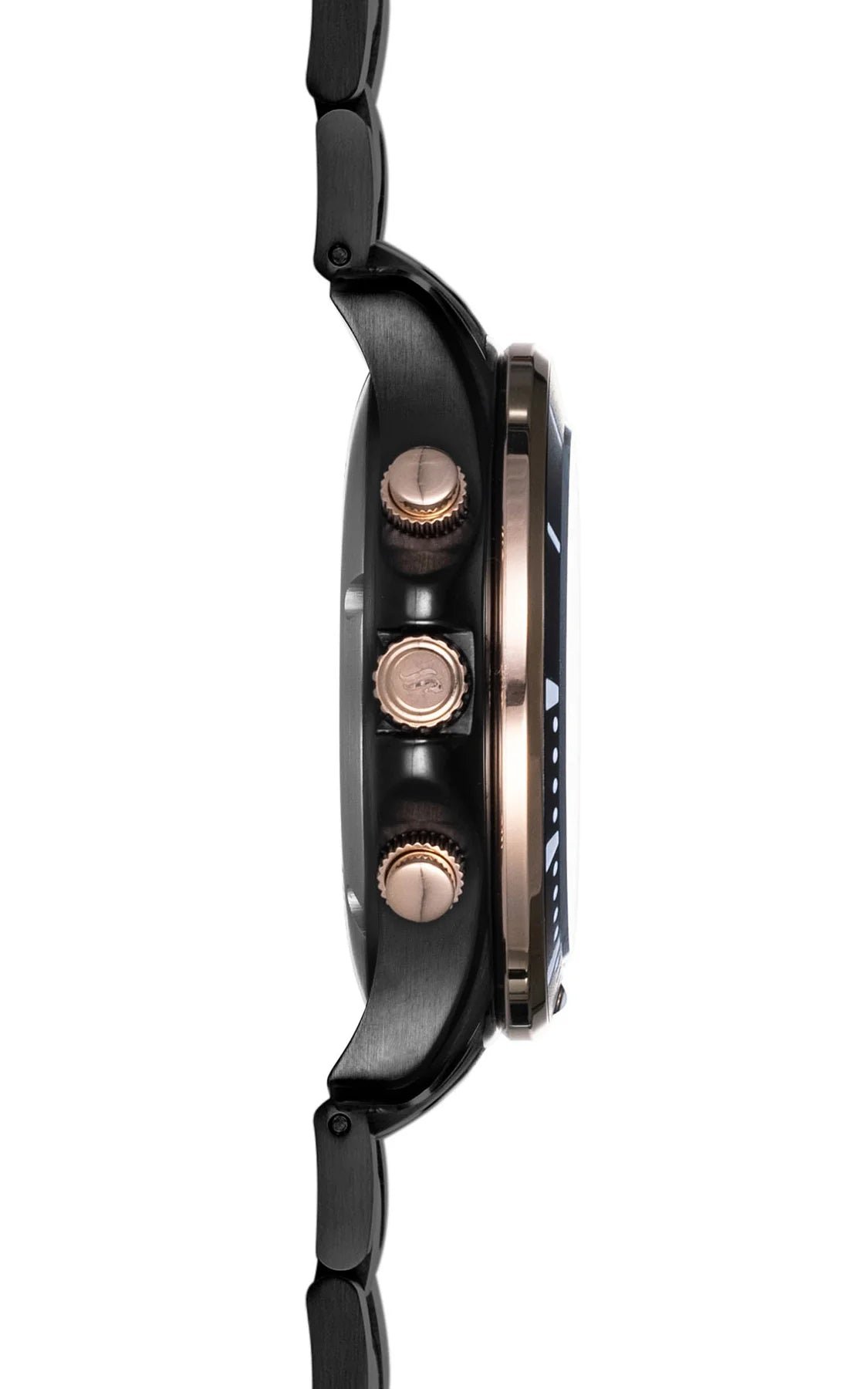 Odyssey Rose Gold Regatta Chrono Black Bracelet - Image 4