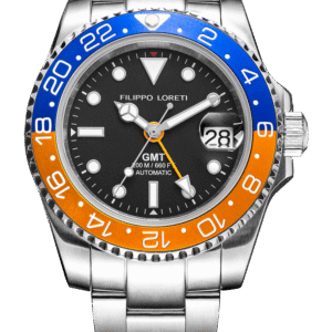Aquadiver GMT Automatic Orange & Blue