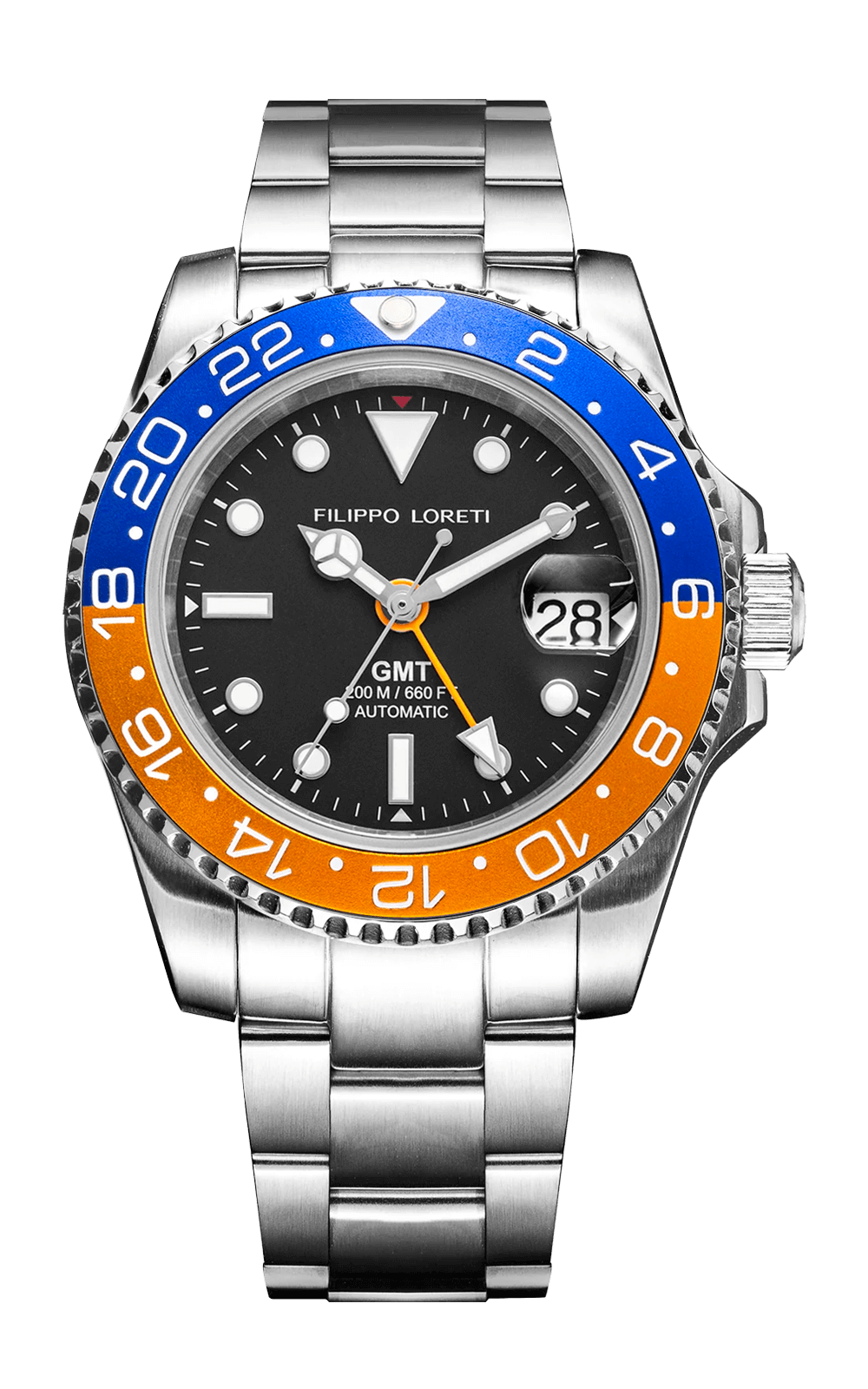 Aquadiver GMT Automatic Orange & Blue