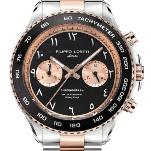 Ascari Arabic Dial Two Tone Rose Gold