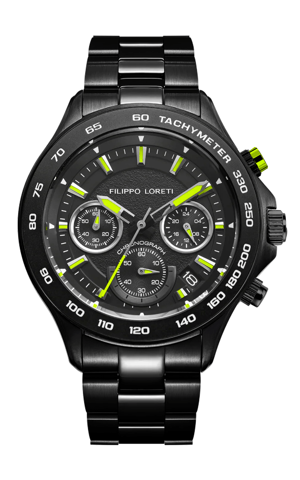 Ascari NightYellow Racer Black Bracelet