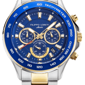Ascari Monza Two Tone Blue Gold Large Edition