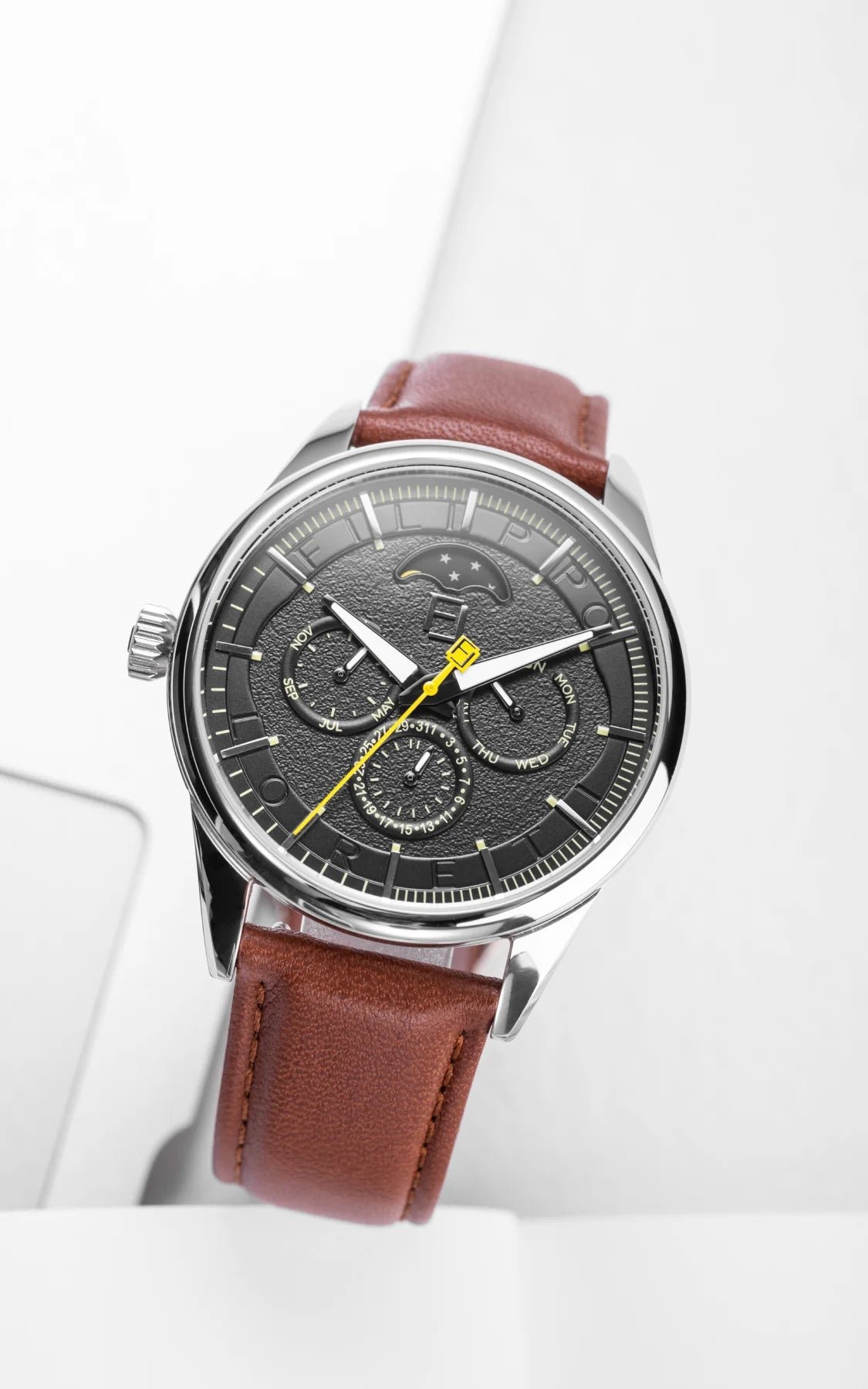 Fase Lunare NightRay Brown Leather - Image 5