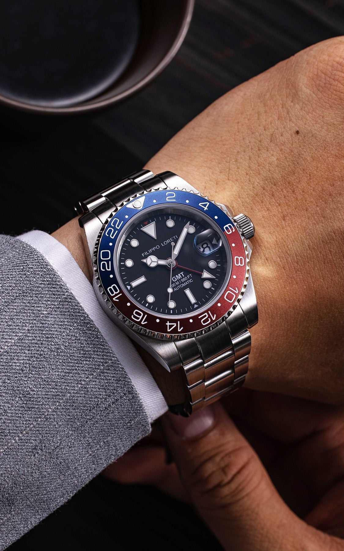 Aquadiver GMT Automatic Red & Blue - Image 5