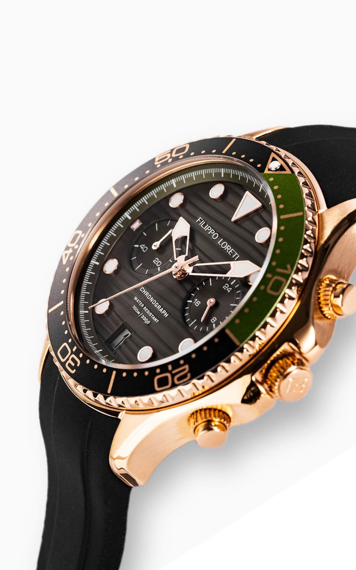 Marino Gold Black Rubber - Image 2