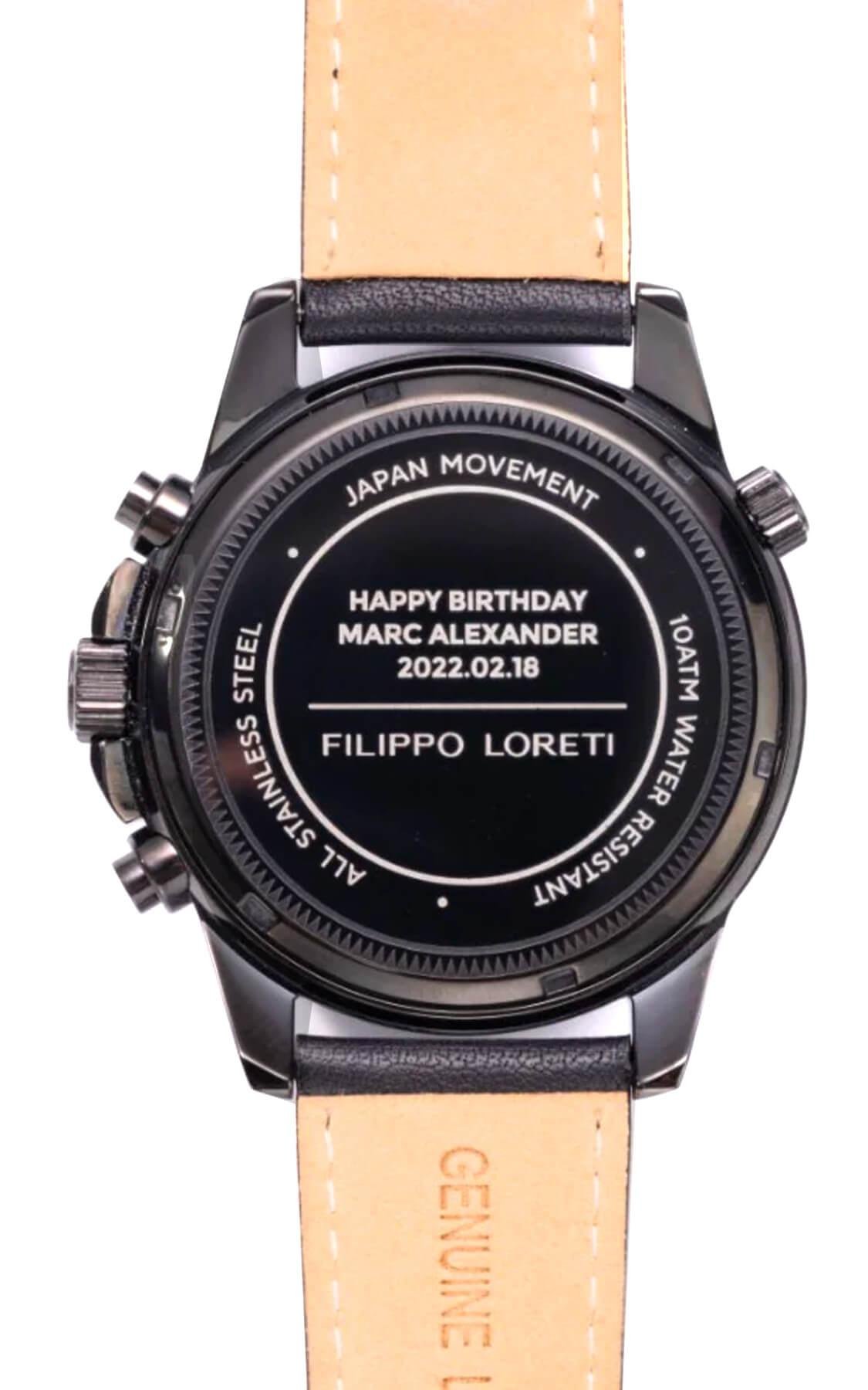 Oscura All Black 45mm Leather - Image 3